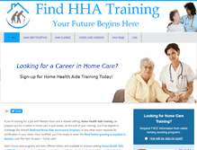 Tablet Screenshot of findhhatraining.com